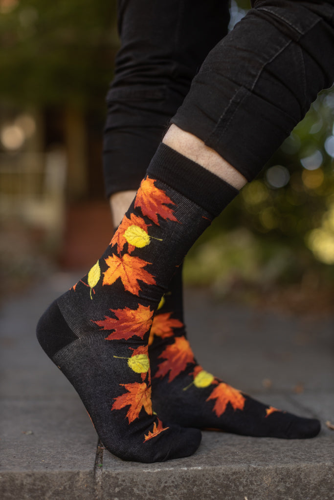 Fall Leaves Crew - Large