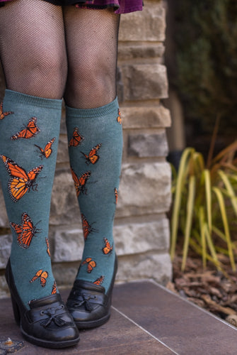 Monarch Butterfly Knee High