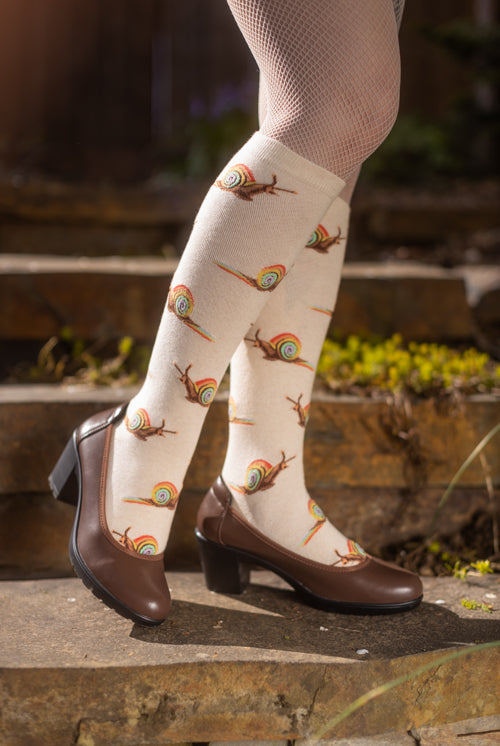 Rainbow Snail Knee High