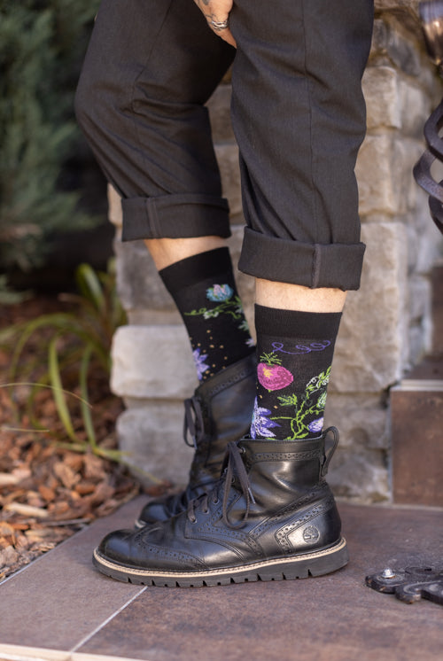 Passion Fruit NYBG Crew - Black