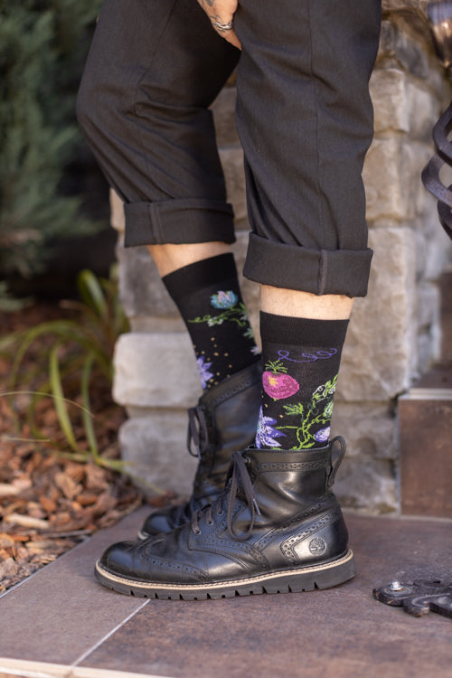 Passion Fruit NYBG Crew - Black