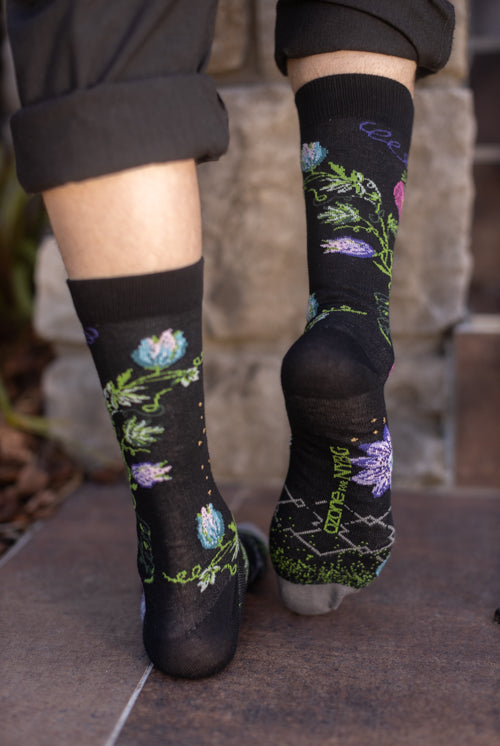 Passion Fruit NYBG Crew - Black