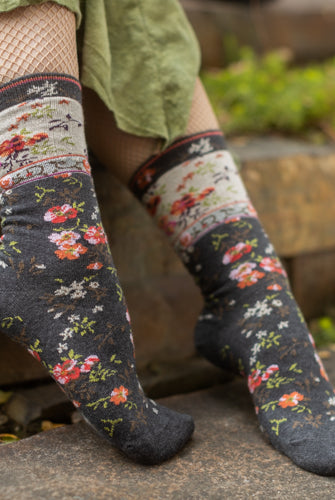 Mona Linen Crew - Charcoal