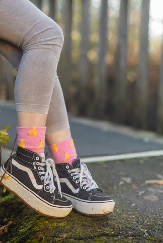 This is Bananas Turn Cuff Crew