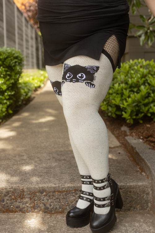 Socksie Boo Cat Thunda Thighs