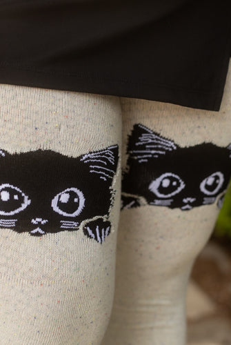 Socksie Boo Cat Thunda Thighs