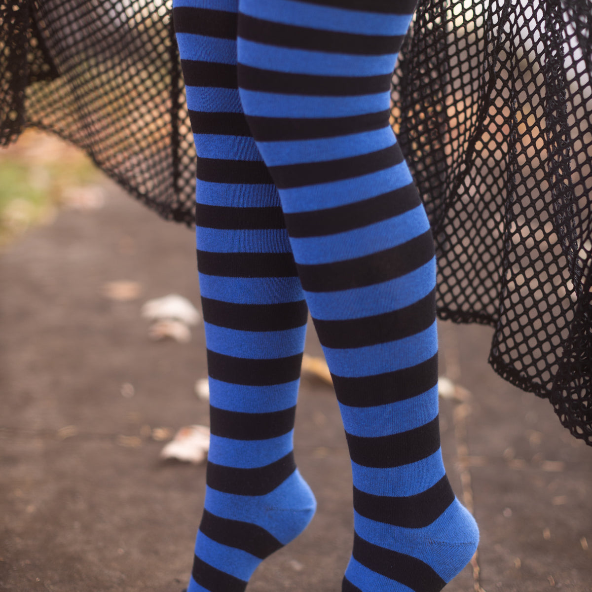 Striped Over the Knee Toe Socks Sock Dreams