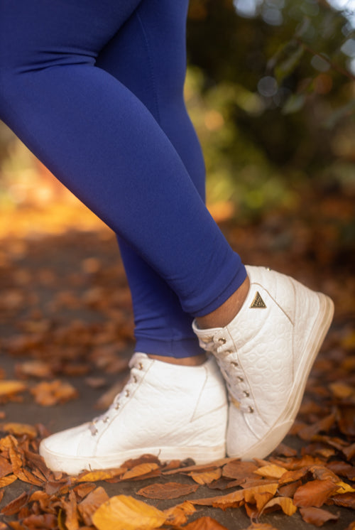 Plus Size High Waisted Fleece Lined Leggings