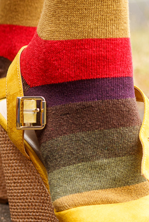 Imperfect! Autumn Stripes Extraordinary Thigh High