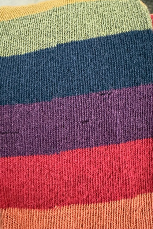 Imperfect! Harvest Rainbow Extraordinary Thigh High Socks