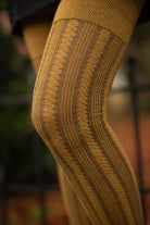 Cable Thigh High - Ochre