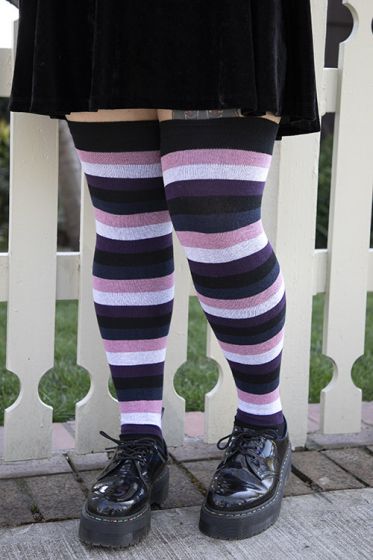 Longer Pride Stripes Extraordinary Tube Socks - Genderfluid