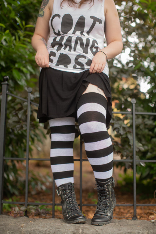 Extraordinary Programming Socks - Black and White