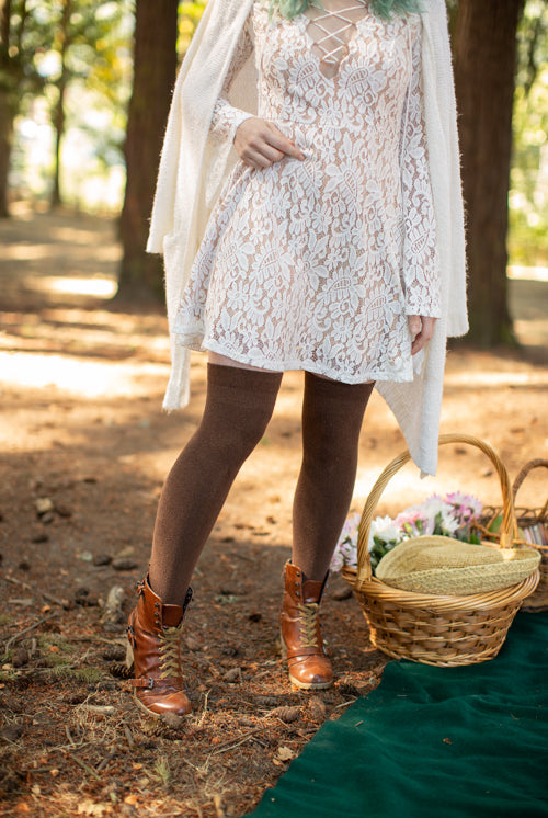Imperfect! Extraordinary Thigh High - dark brown