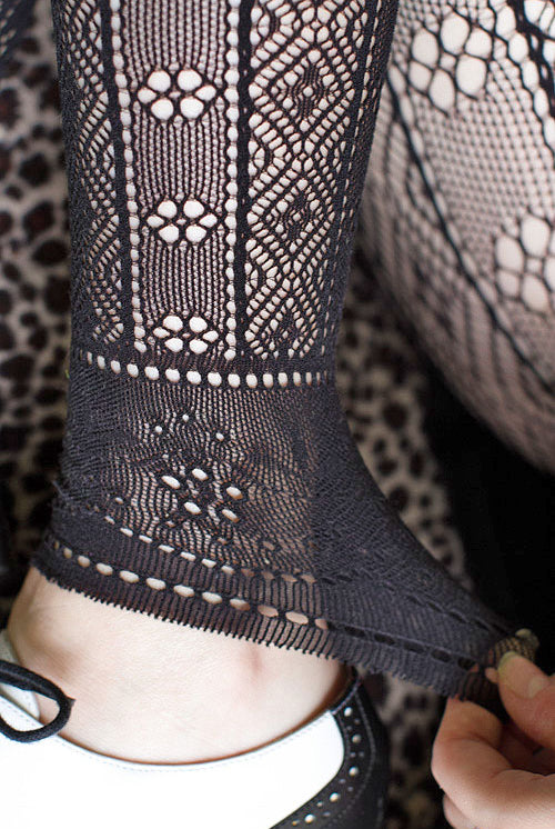 Primrose Deco Net Footless Tights