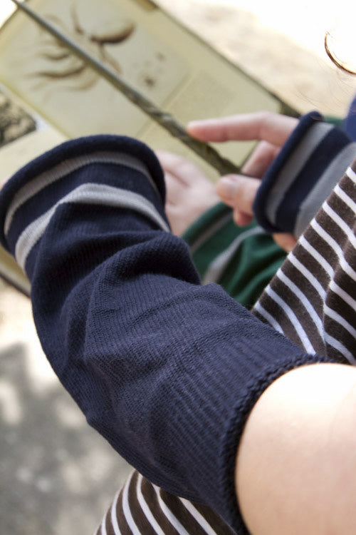 Sorcerer Sleeves - Dark Blue/Silver