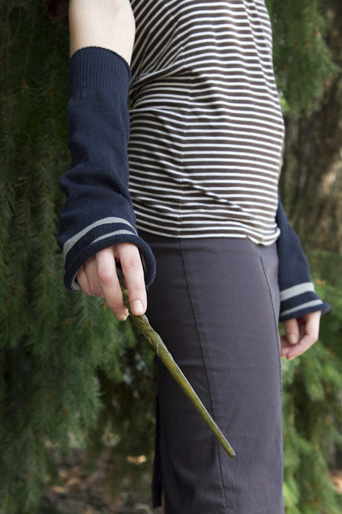 Sorcerer Sleeves - Dark Blue/Silver