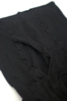 Opaque Tights with Fly - Black - Medium