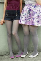 Color Tights - Silver Grey - Small/Medium