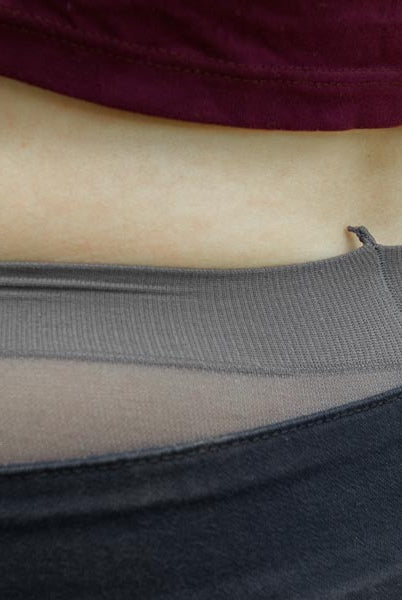 Color Tights - Silver Grey