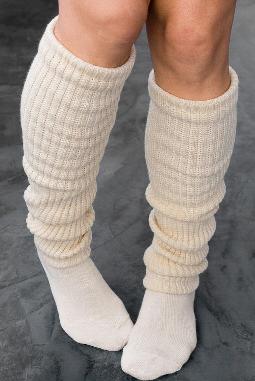 Harajuku Scrunchy Socks - Ivory