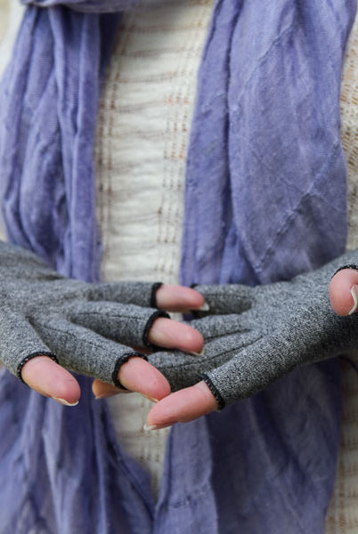 Imak Compression Fingerless Gloves - Grey - Small