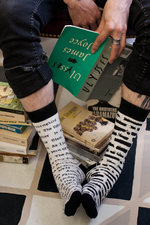 Banned Books Crew - Black & White - Small