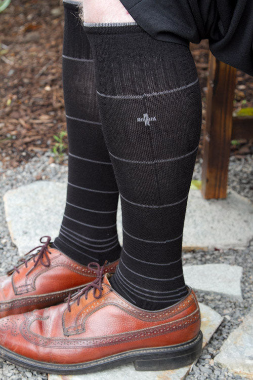 Men's Circulator Compression Knee High - Black