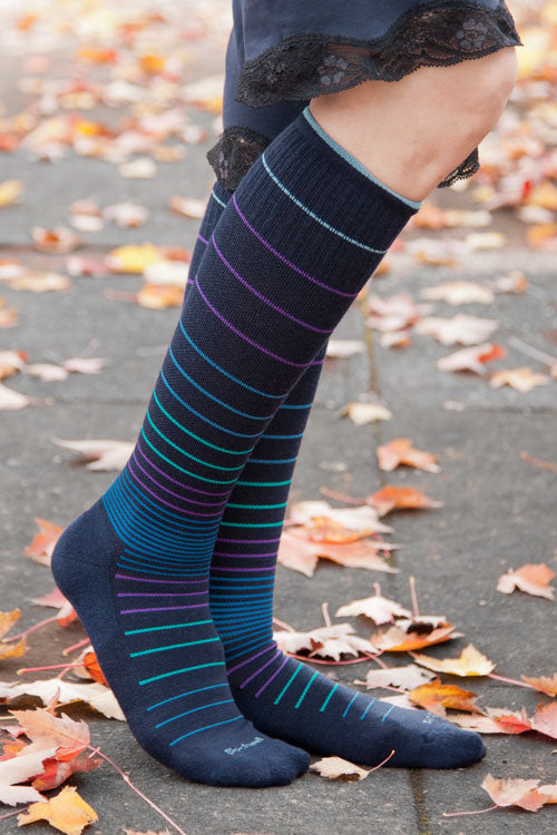 Circulator Compression Knee High - Navy