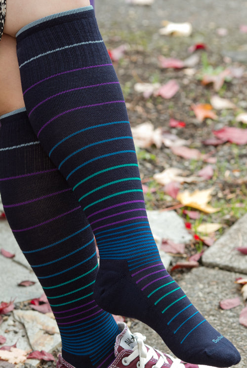Circulator Compression Knee High - Navy