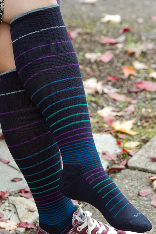 Circulator Compression Knee High - Navy