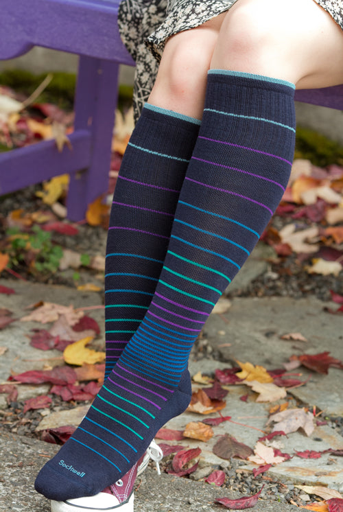 Circulator Compression Knee High - Navy