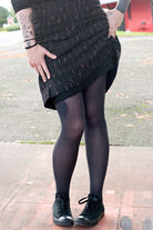 Plus Size Color Tights - Dark Grey - Large/Extra Large