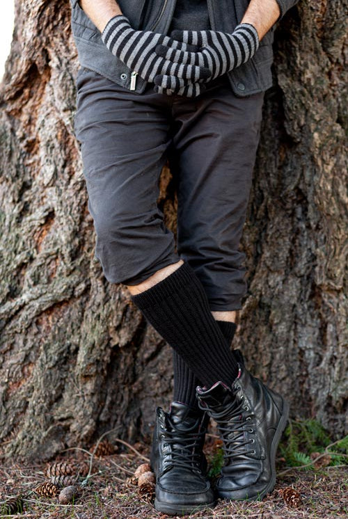 Cozy Slouch Socks - Black