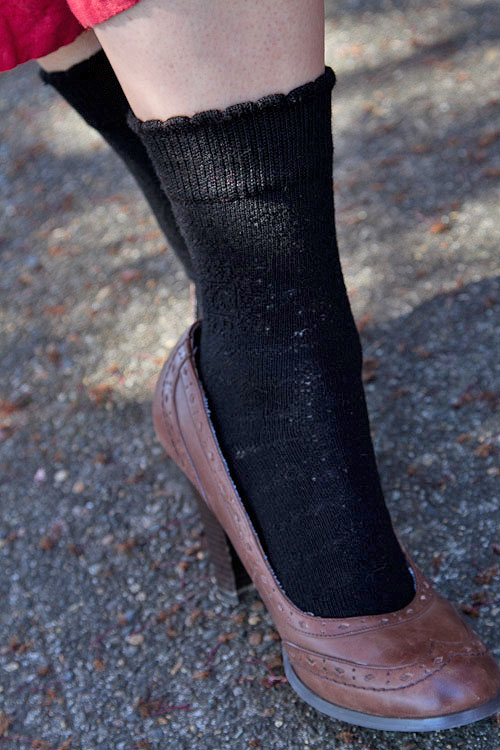 Knockout Bouquet Bamboo Crew - Black