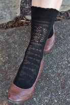 Knockout Bouquet Bamboo Crew - Black