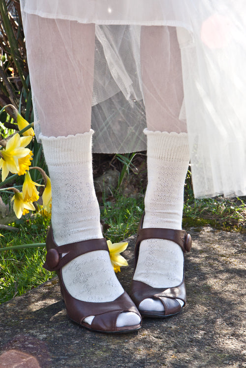 Knockout Bouquet Bamboo Crew - Ivory