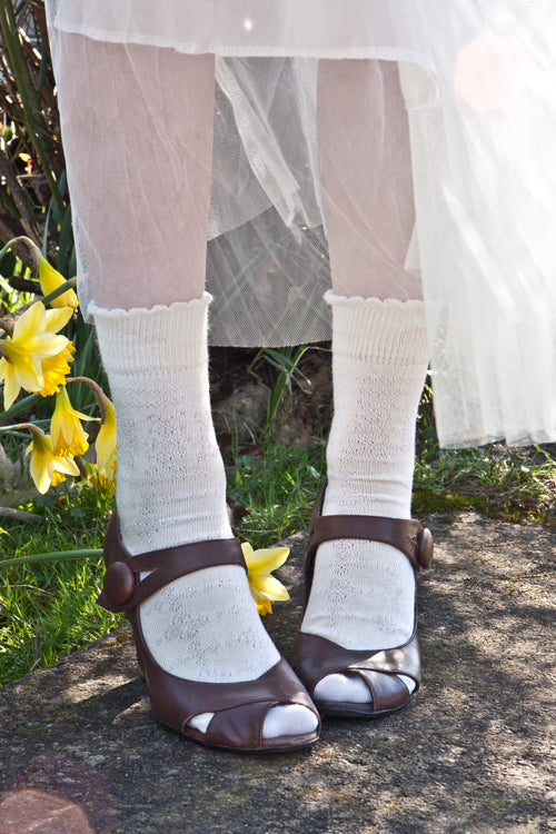 Knockout Bouquet Bamboo Crew - Ivory