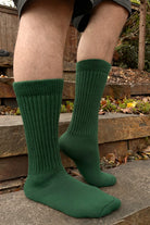 Cozy Slouch Socks - Forest