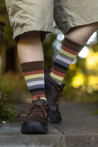 Bear Pride Stripes Crew Tube Socks - $1 donation to PDX ASC