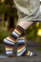 Bear Pride Stripes Crew Tube Socks - $1 donation to PDX ASC