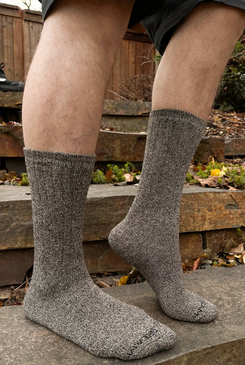 The Alaskan - Merino Hiking Socks - Cinder - Med/Lg