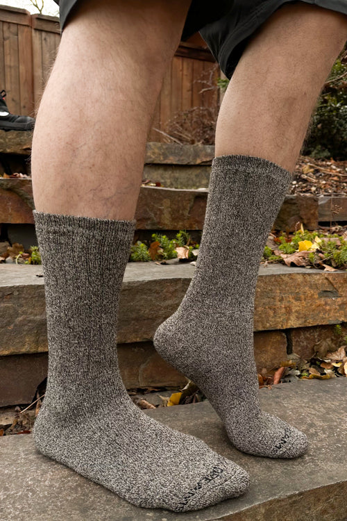 The Alaskan - Merino Hiking Socks - Cinder - Med/Lg