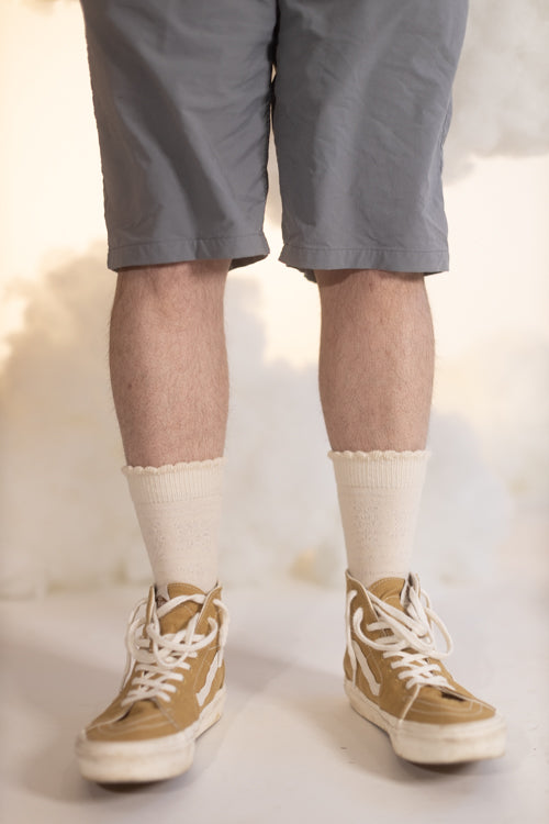 XL Foot - Knockout Bouquet Bamboo Crew - Ivory