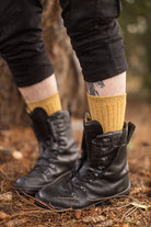 The Alaskan - Merino Hiking Socks - Gold - Med/Lg