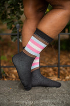 POC-Trans Pride Stripes Crew - $1 donation to GLITS!