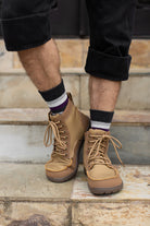 Pastel Pride Stripes Crew Socks - $1 donation to PDX ASC - Asexual