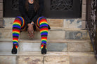 Philly Rainbow Thigh High Socks - $1 Donation to Valley Youth House Philly Pride!
