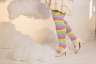 XL Foot Extraordinarily Longer Candy Pastel Thigh High