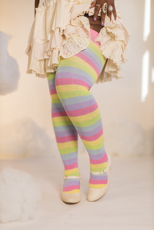 XL Foot Extraordinarily Longer Candy Pastel Thigh High